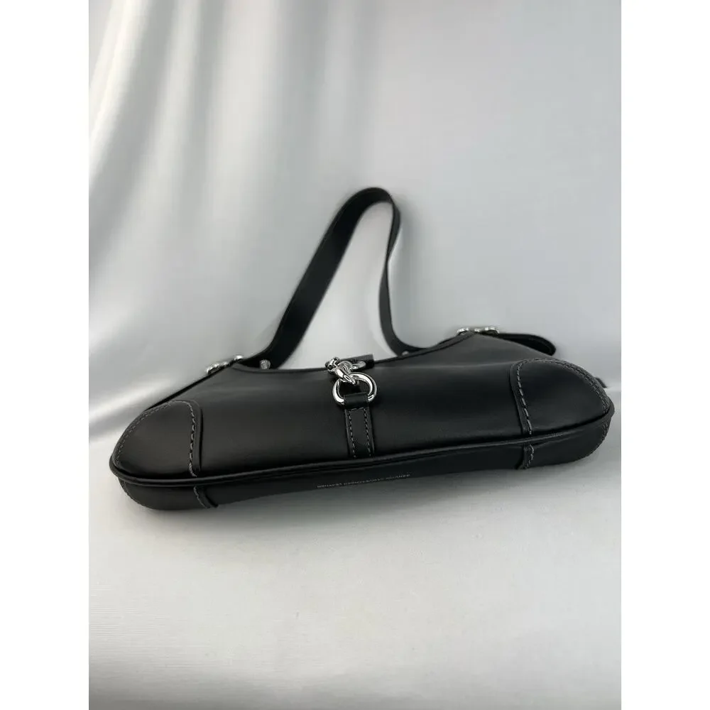NWOT Coach Hamptons Hobo Bag in Black Glovetanned Leather (CW642)